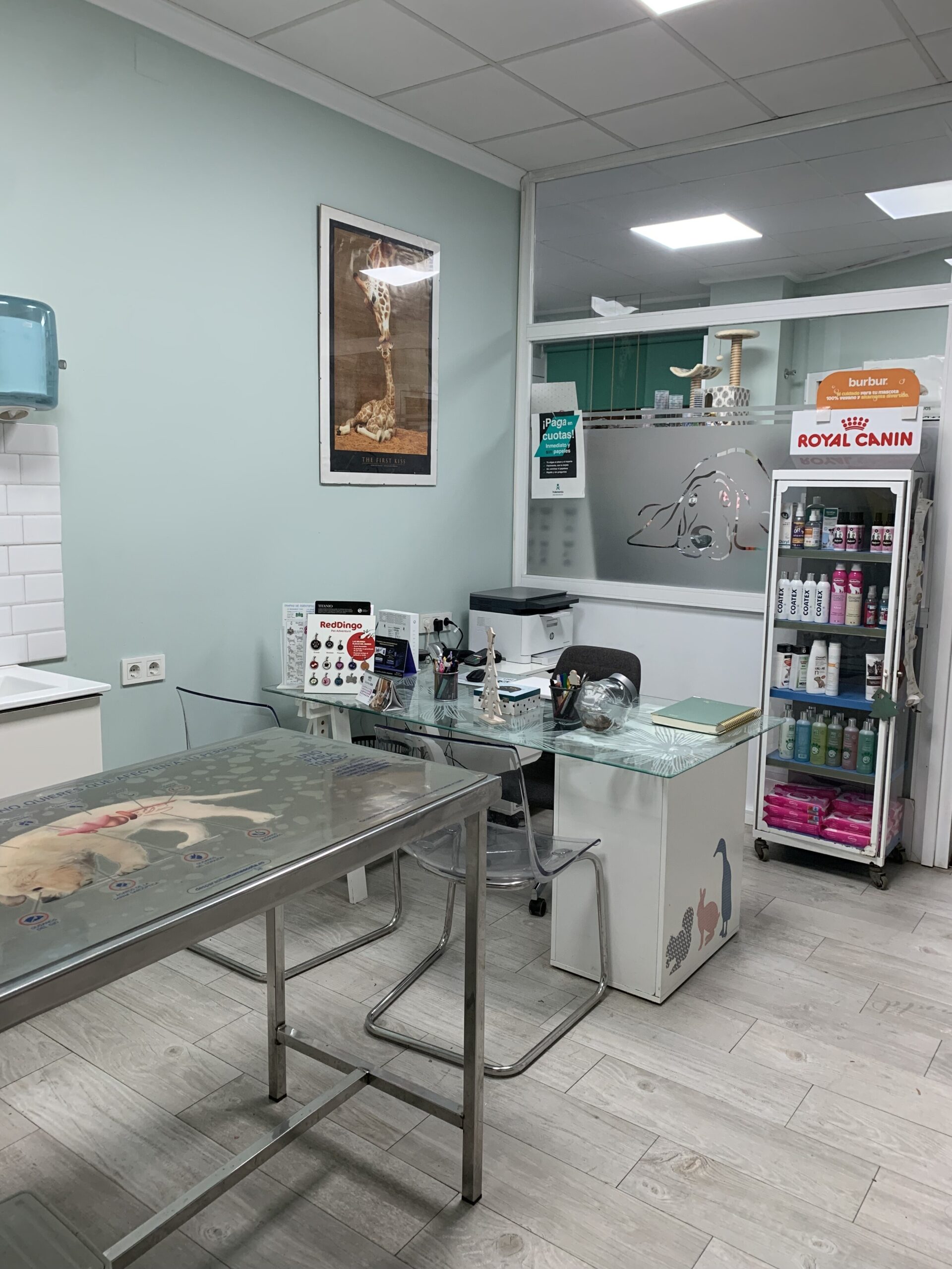 Área de consulta equipada moderno con atención profesional